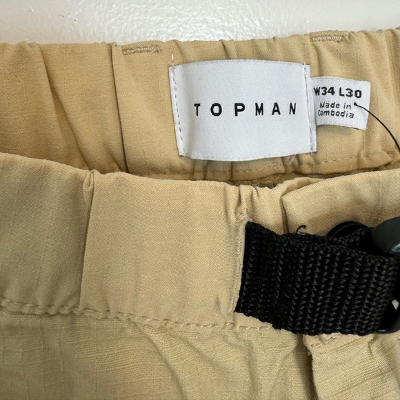 TopMan Men Cargo Pants Skinny Size W34, L30 - Picture 3 of 9